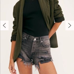 Free People Loving Good Vibrations Cutoffs size 27